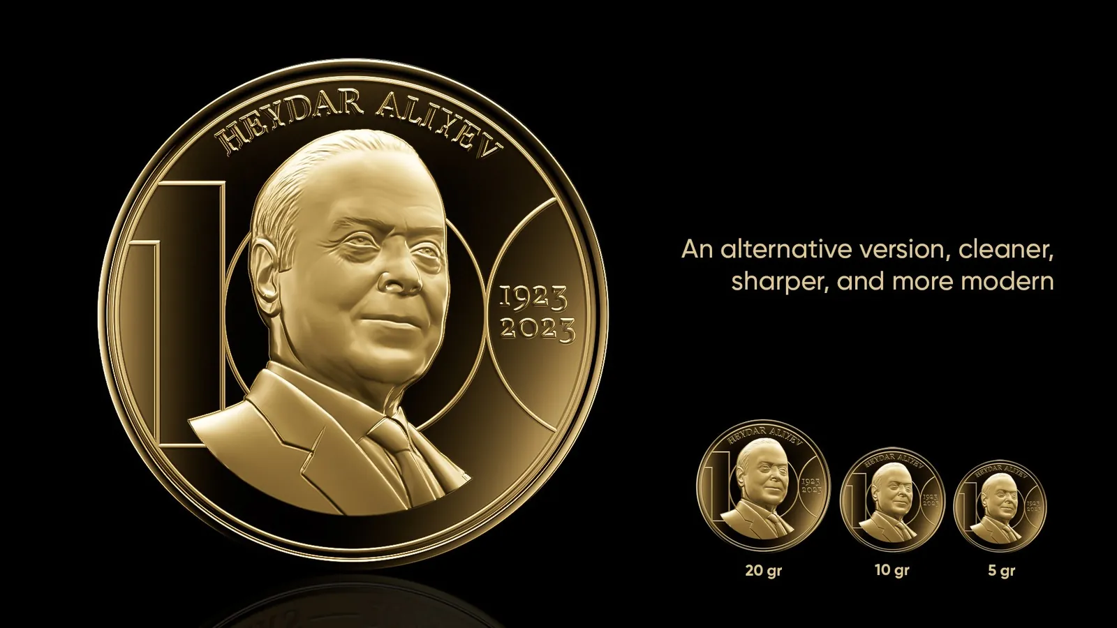 Heydar Aliyev / Golden coin — 5